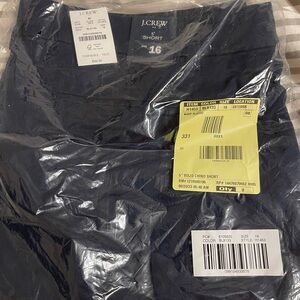 J. Crew Deep Blue Chino Shorts